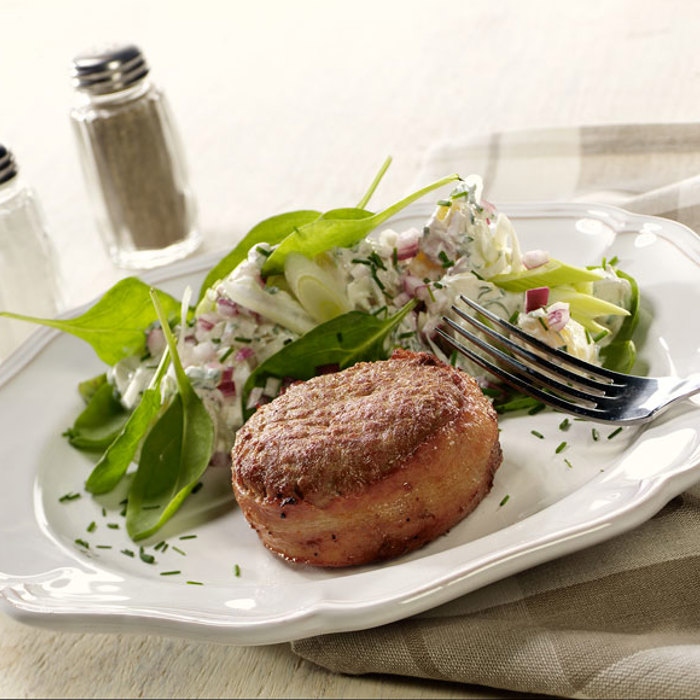 Kyllingetournedos med kartoffelsalat
