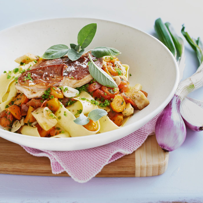 Minutfilet - saltimbocca