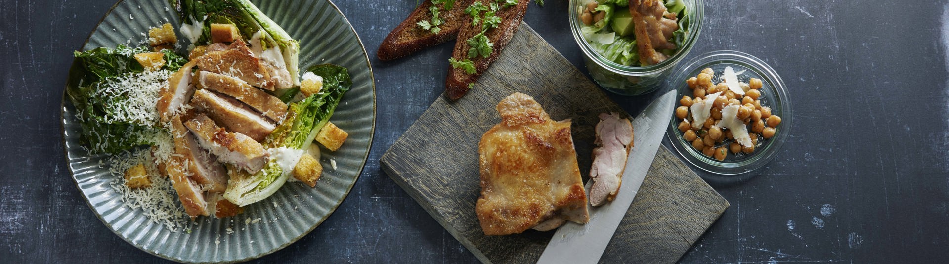 Lårsteak Saecarsalat Banner
